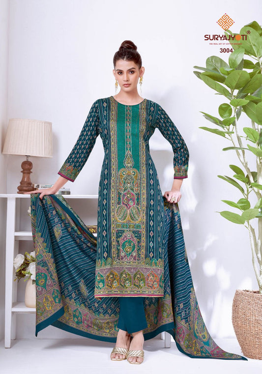 ₹1299! Jiafashion Cotton Designer Dress Materials