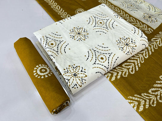 ₹525! Jiafashion Batik Cotton  Dress Materials
