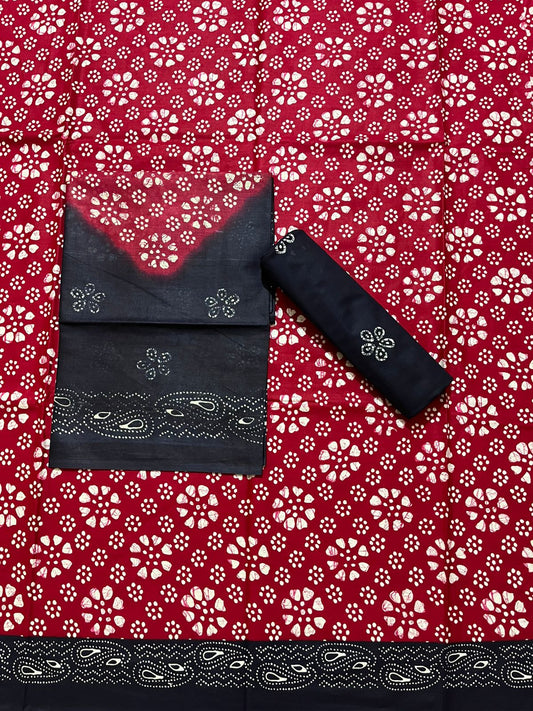 ₹575! Deeptex Batik Cotton Printed Suits