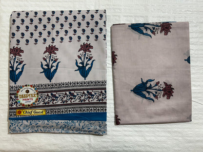 ₹599! Deeptex Cambric Cottn Ethnic Suits