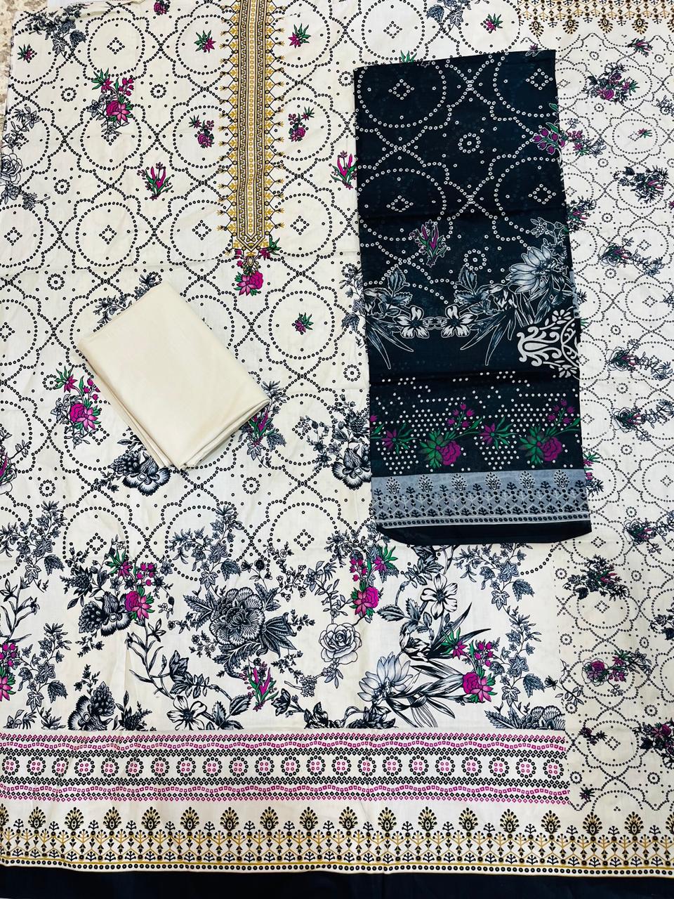 ₹599! Deeptex Karachi Cotton Dress Materials