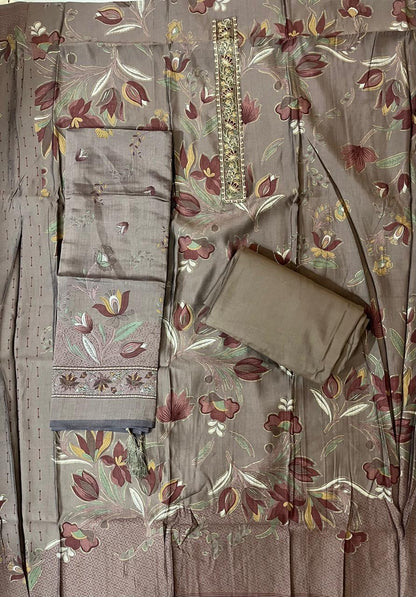 ₹1049! Suryajyoti designer silk dress materials