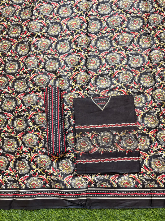 ₹549! Jiafashion Ajrakh Print Cotton Dress Materials