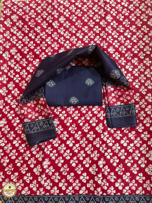 ₹575! Deeptex Batik Cotton Printed Suits