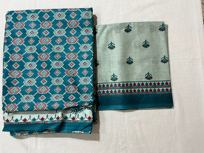 ₹525! Mayur cotton printed dress materials