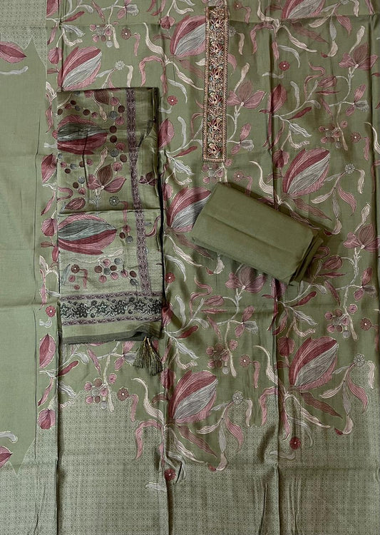 ₹1049! Suryajyoti designer silk dress materials