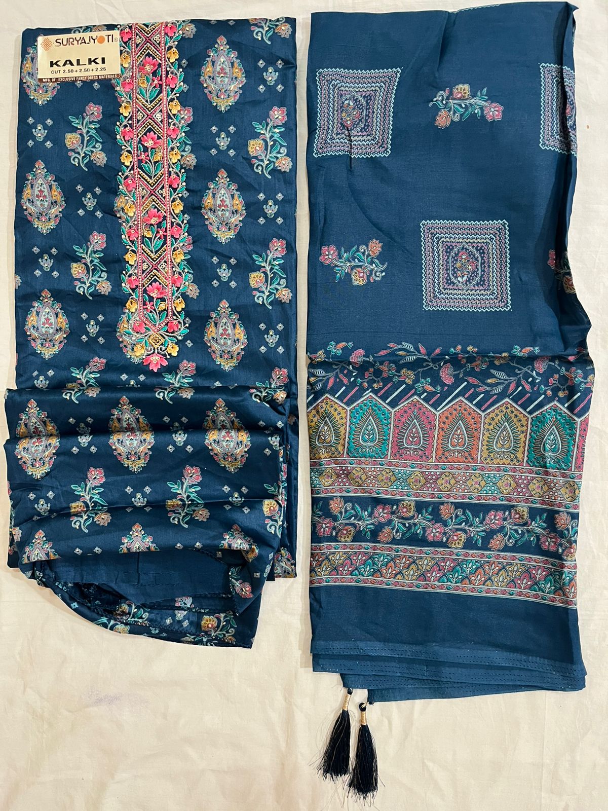 ₹1099! Jiafashion Cotton Designer Dress Materials
