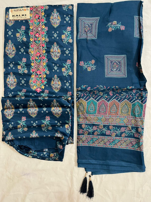 ₹1099! Jiafashion Cotton Designer Dress Materials