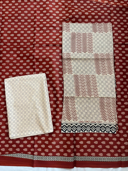 ₹525! Deeptex cotton printed dress material