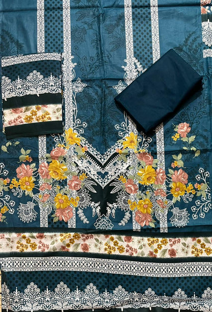 ₹599! Jiafashion Soft Cotton Karachi Suits