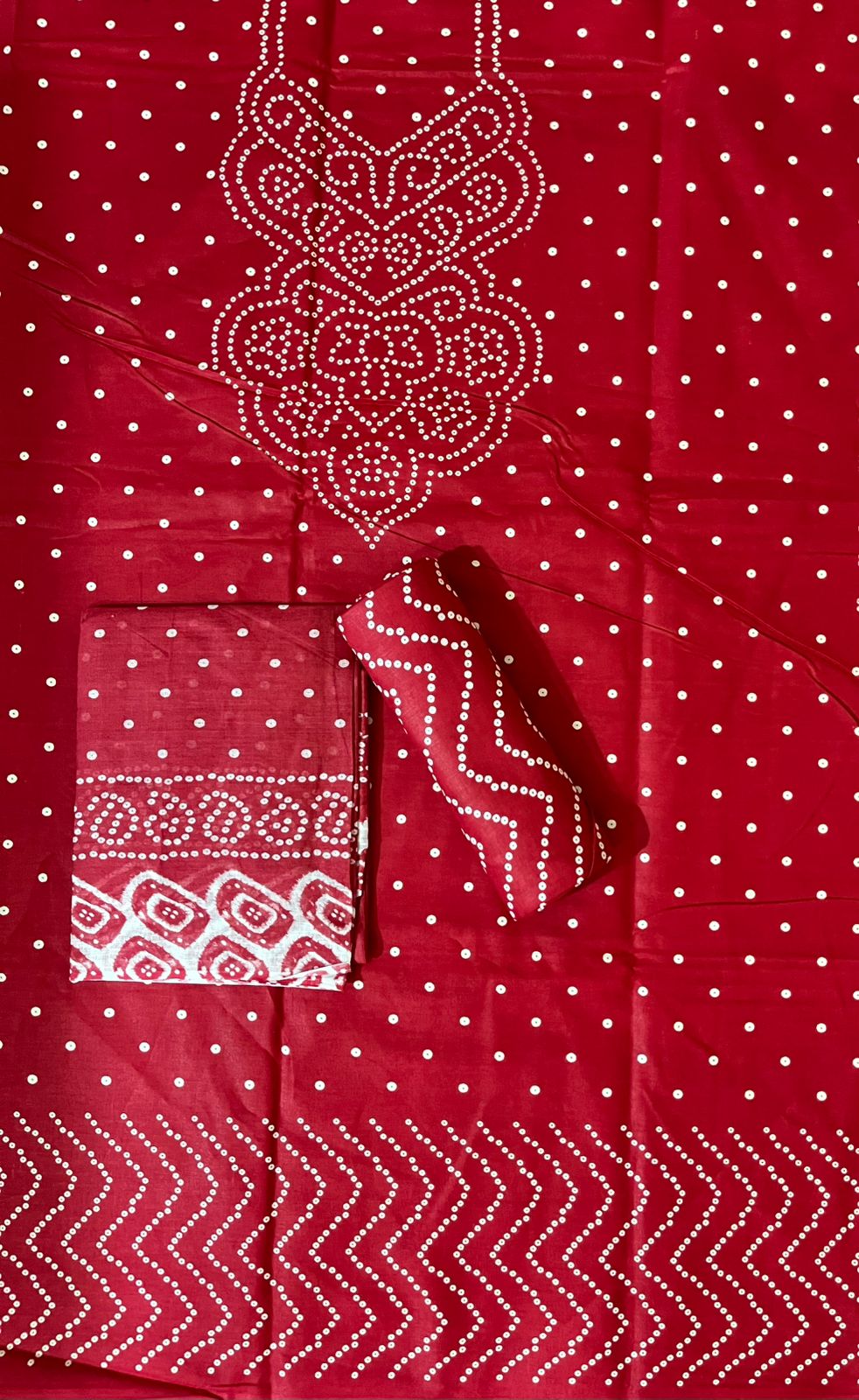 ₹575! Jiafashion Cotton Bandhani Materials