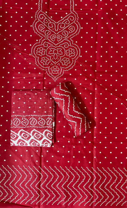 ₹575! Jiafashion Cotton Bandhani Materials