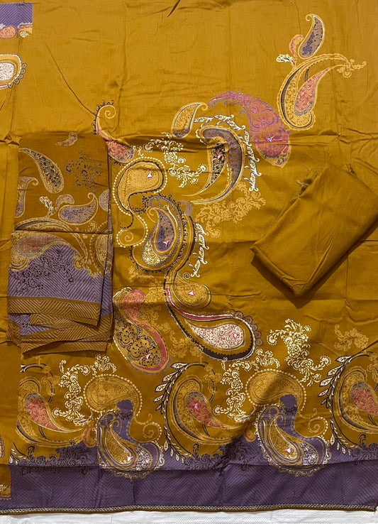 ₹999! Jiafashion Jaam Satin Cotton Printed Dress Materials