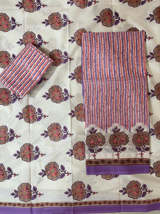 ₹525! Deeptex cotton printed dress material