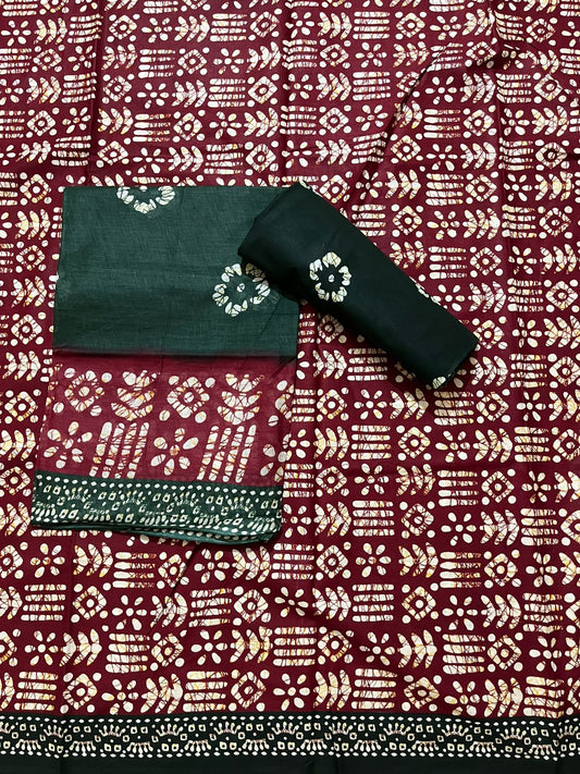 ₹575! Deeptex Batik Cotton Printed Suits