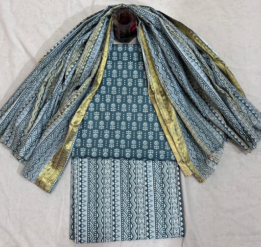 ₹649! Jiafashion lawn cotton printed dress material