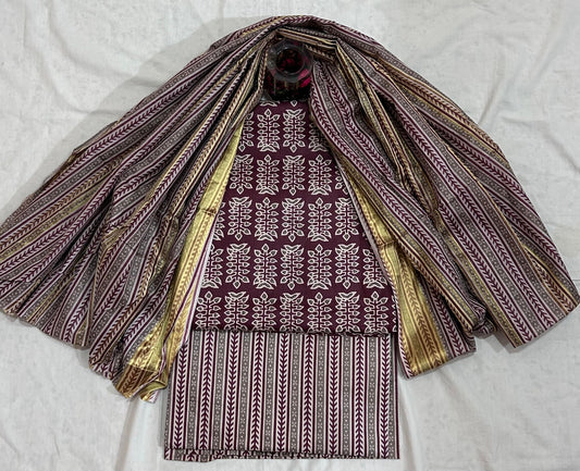 ₹649! Jiafashion lawn cotton printed dress material