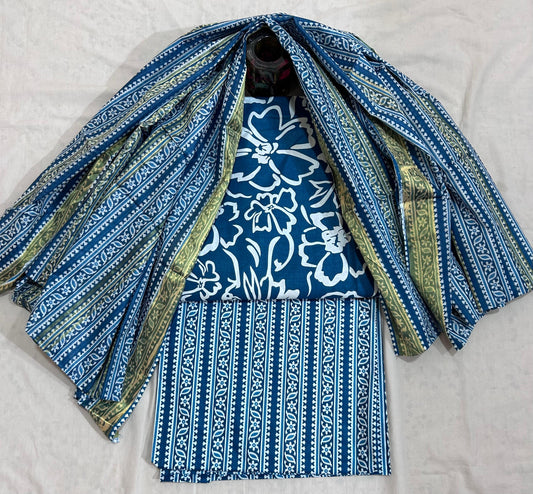 ₹649! Jiafashion lawn cotton printed dress material