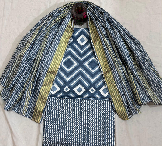 ₹649! Jiafashion lawn cotton printed dress material