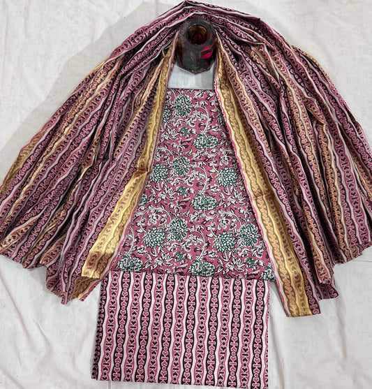 ₹649! Jiafashion lawn cotton printed dress material