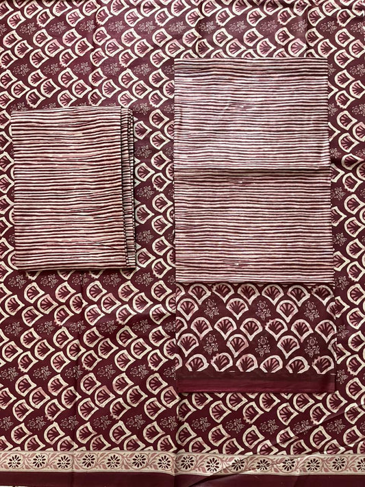 ₹575! Deeptex cotton printed dress materials