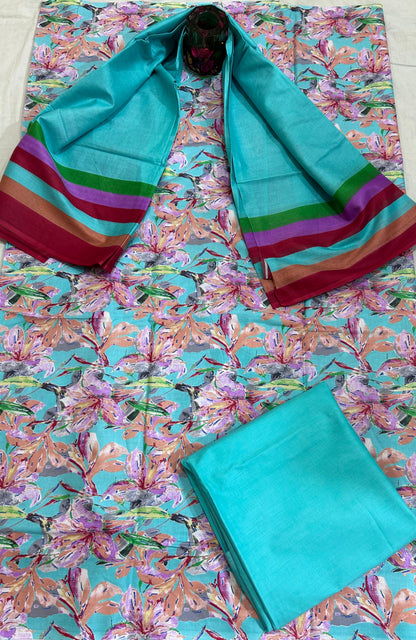 ₹ 599! Deeptex Lawn Cotton Dress Materials