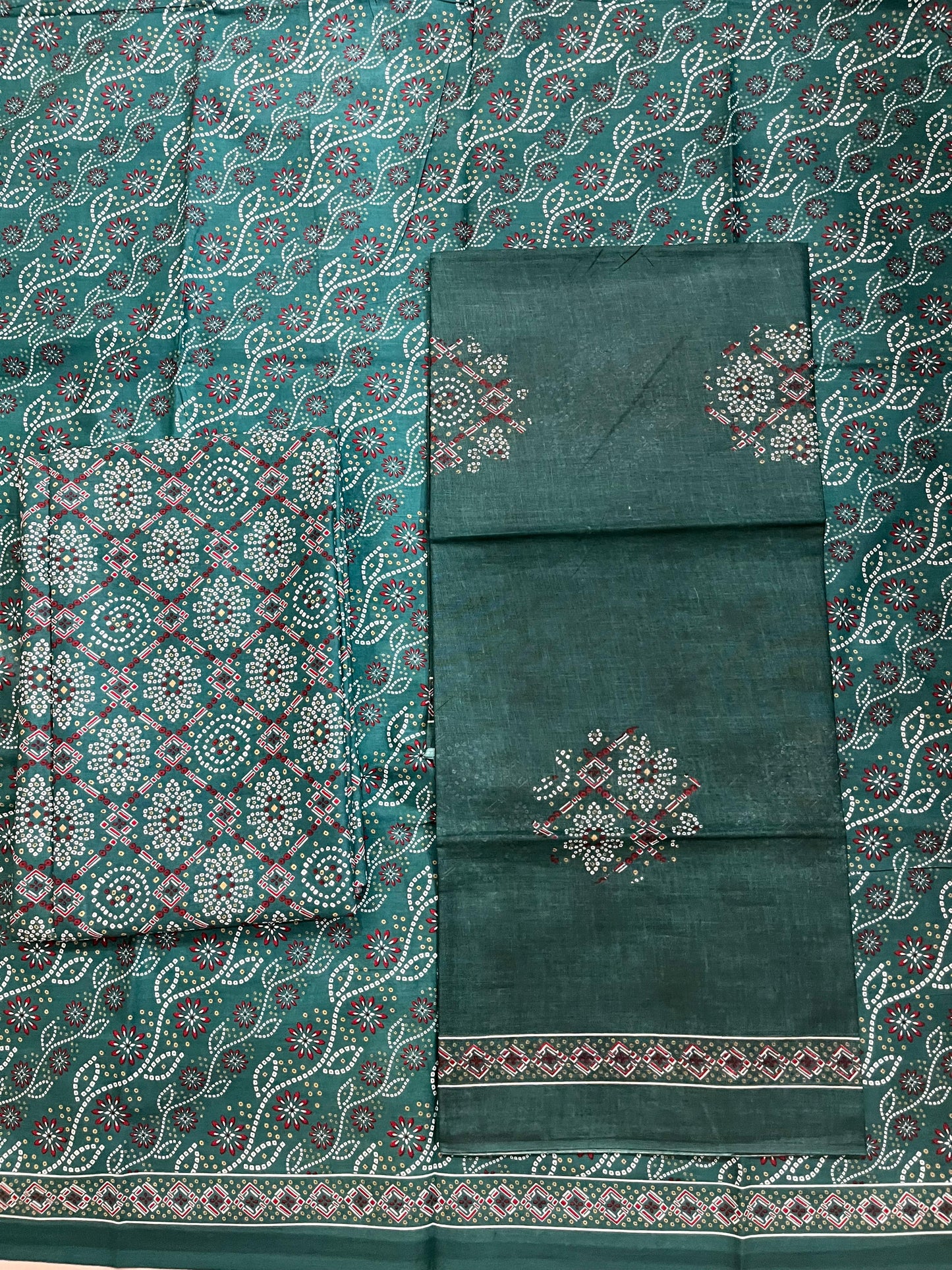 ₹525! Deeptex cotton printed dress material
