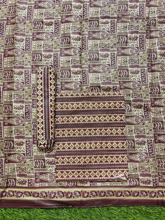 ₹549! Jiafashion Ajrakh Print Cotton Dress Materials