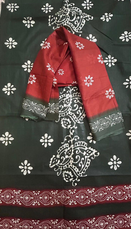 ₹575! Deeptex Batik Cotton Printed Suits