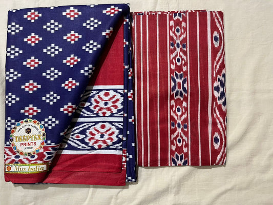 ₹525! Deeptex cotton printed dress materials