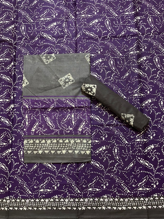 ₹575! Deeptex Batik Cotton Printed Suits