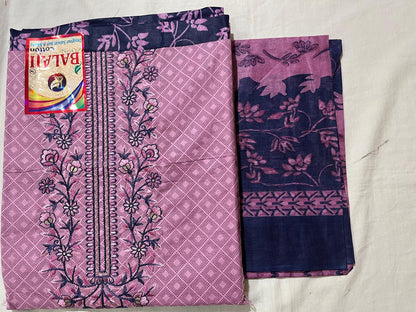 ₹699! Jiafashion Embroidery cotton dress materials