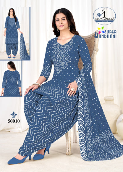 ₹525! Jiafashion Cotton Bandhani Materials