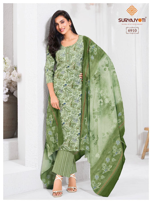 ₹599! Suryajyoti Trendy Cotton Suits