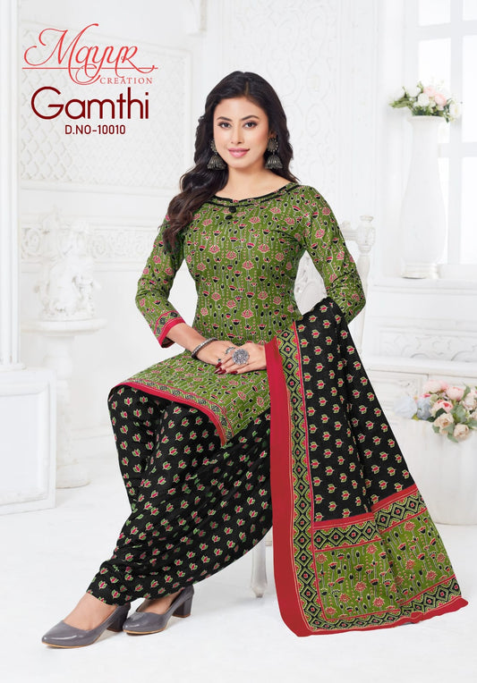 ₹525! Jiafashion gamthi cotton dress materials