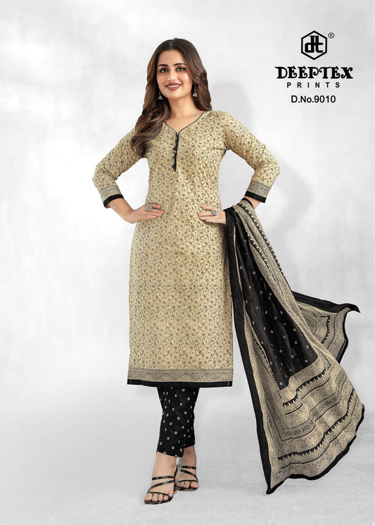 ₹525! Deeptex cotton printed dress material