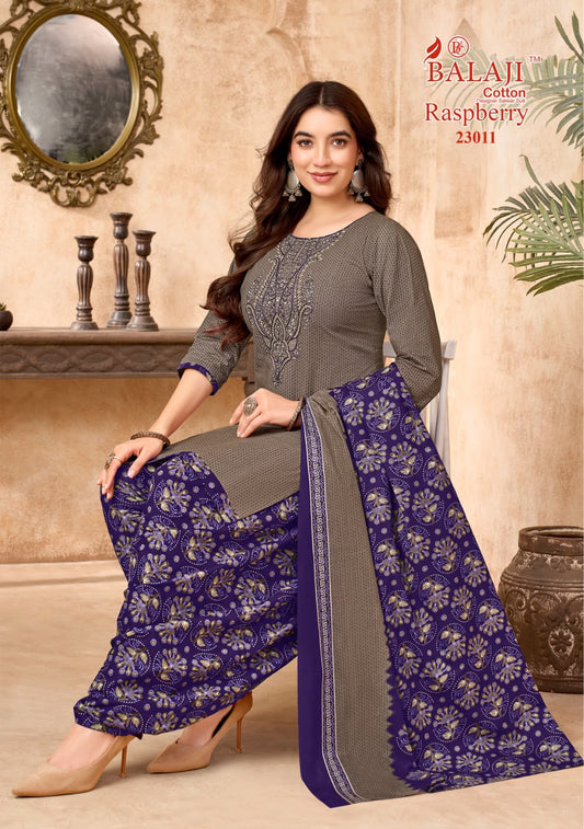 ₹699! Jiafashion Embroidery Cotton Dress Materials