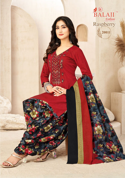 ₹699! Jiafashion Embroidery cotton dress materials