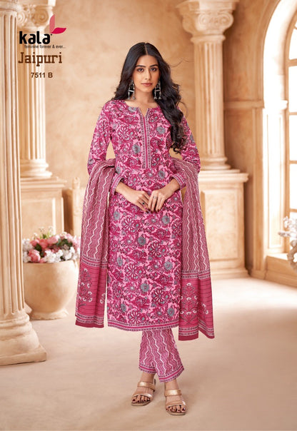₹549! Jiafashion jaipuri Cotton Dress Materials