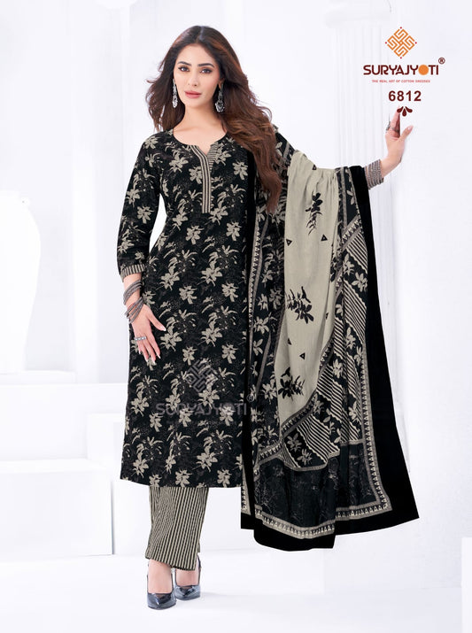₹599! Suryajyoti Trendy Cotton Dress Materials