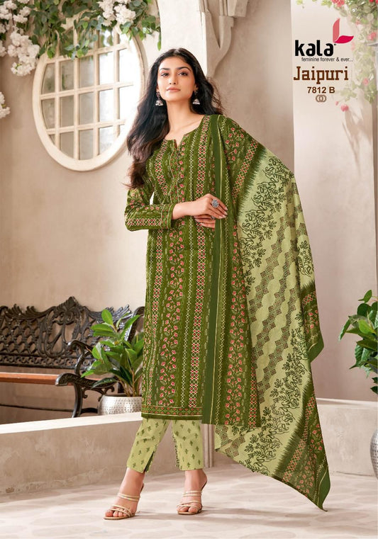 ₹549! Jiafashion jaipuri Cotton Dress Materials