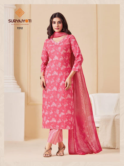 ₹699! Suryajyoti Trendy Cotton Dress Materials