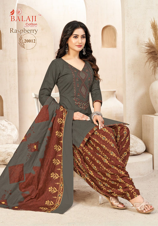 ₹699! Jiafashion Embroidery cotton dress materials