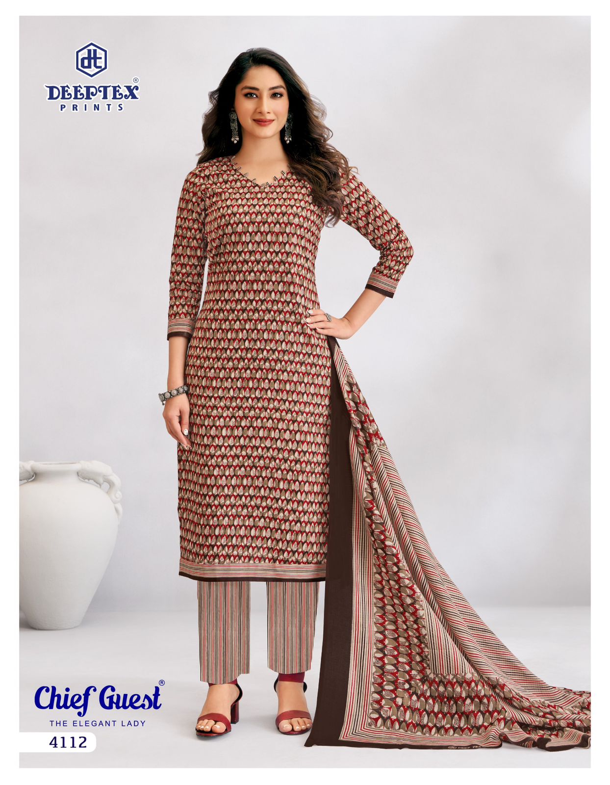 ₹599! Deeptex cambric cottn printed dress materials
