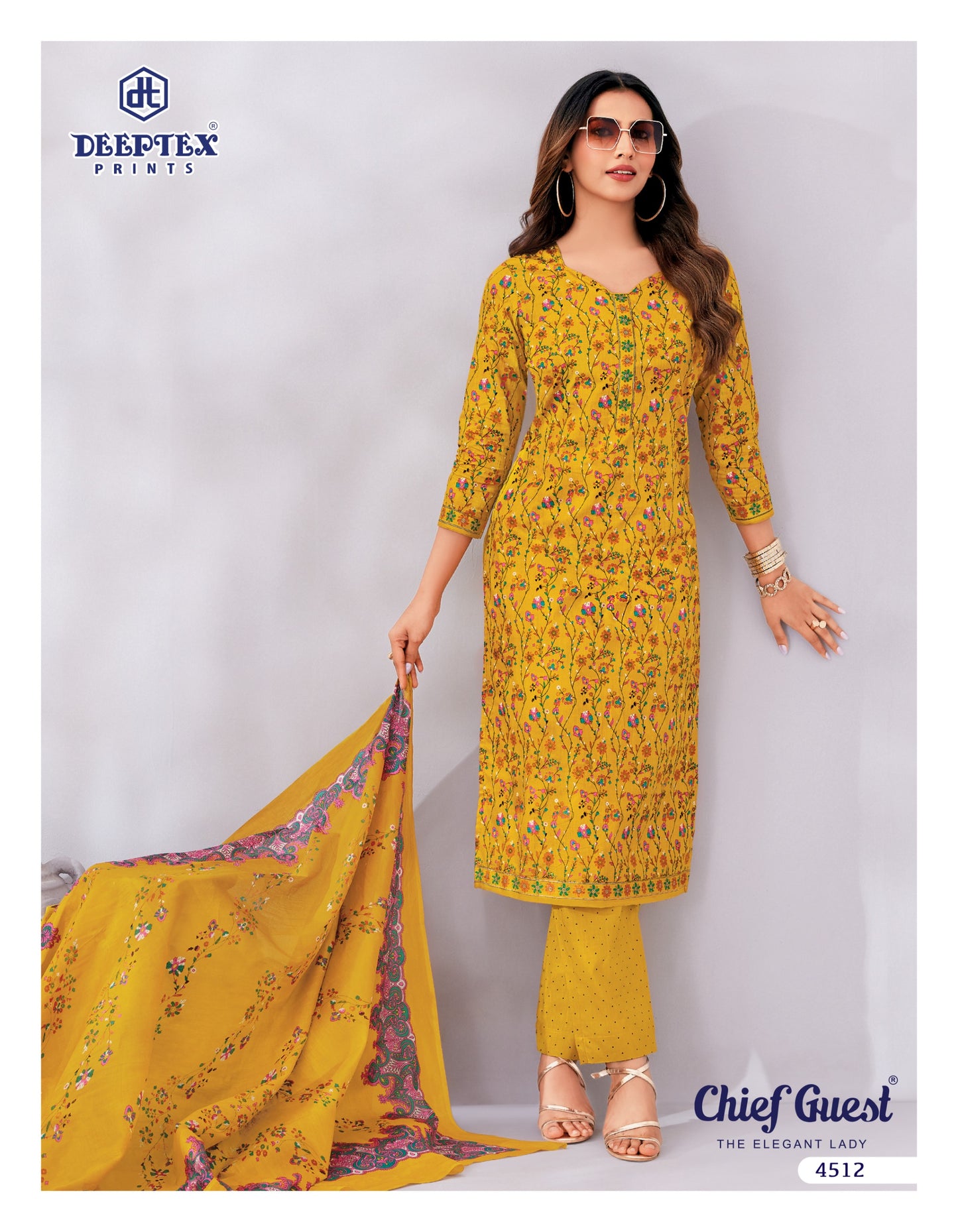 ₹625! Deeptex Cambric Cotton Dress Materials