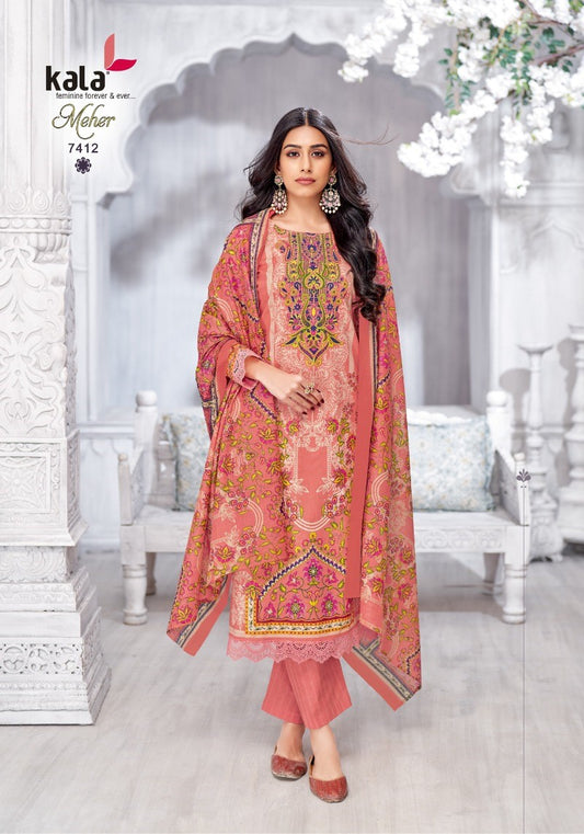 ₹599! Jiafashion karachi cotton dress materials