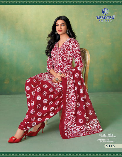 ₹525! Deeptex cotton printed dress material