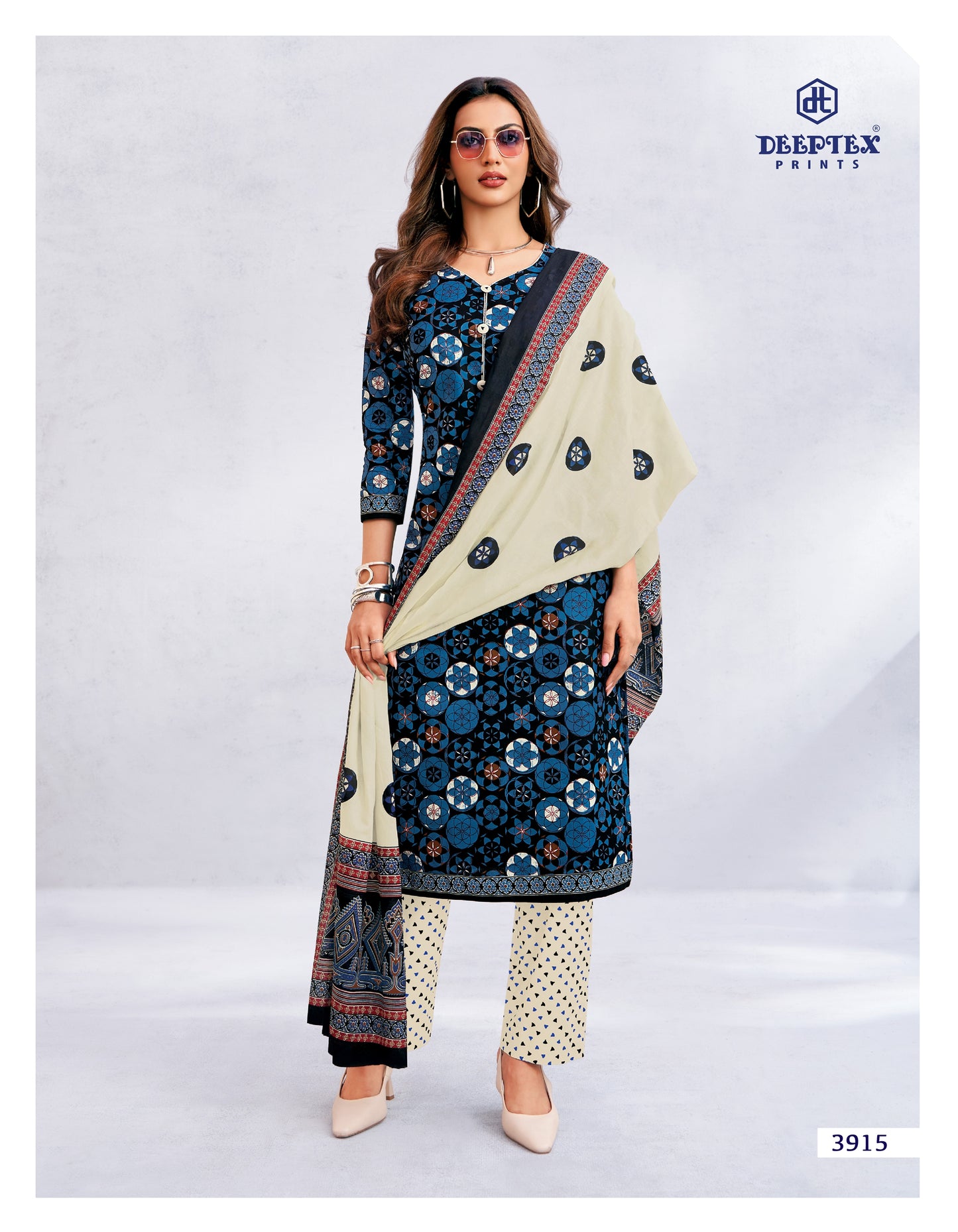 ₹599! Deeptex cambric cotton dress materials