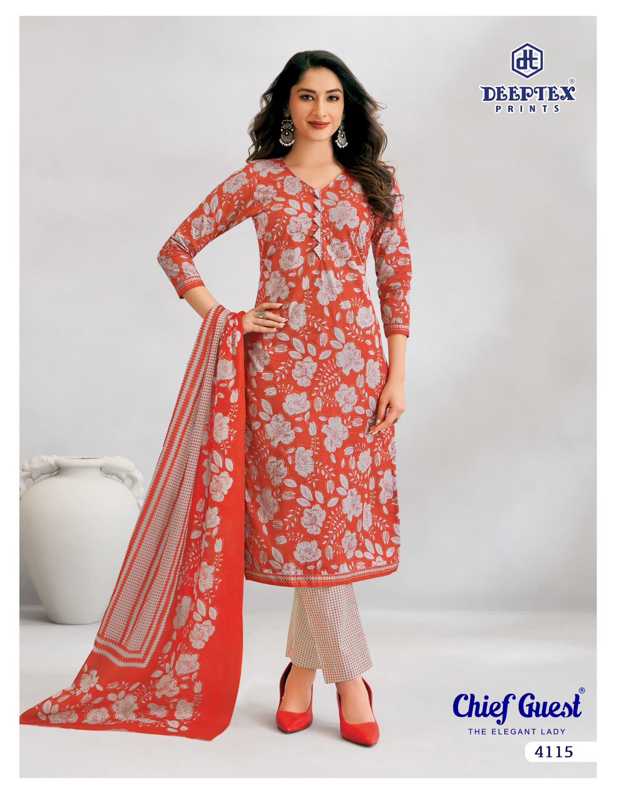 ₹599! Deeptex cambric cottn printed dress materials