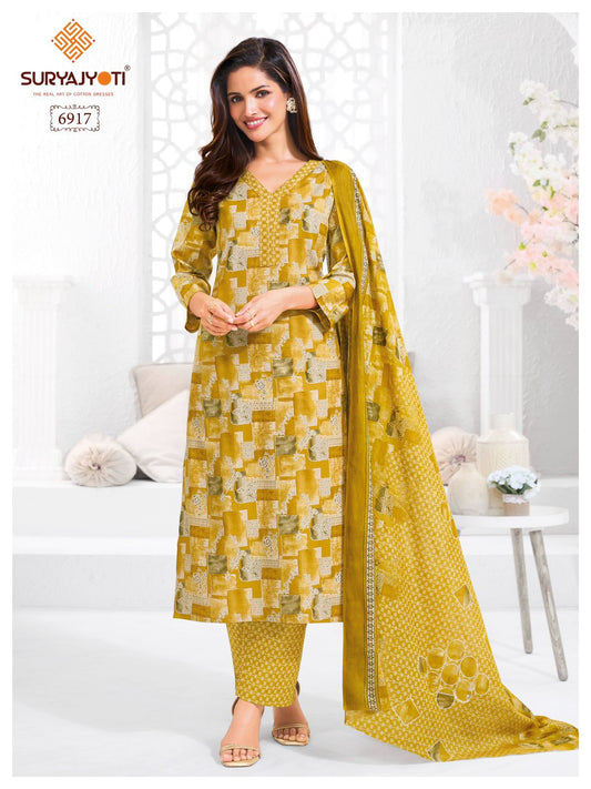 ₹599! Suryajyoti Trendy Cotton Suits